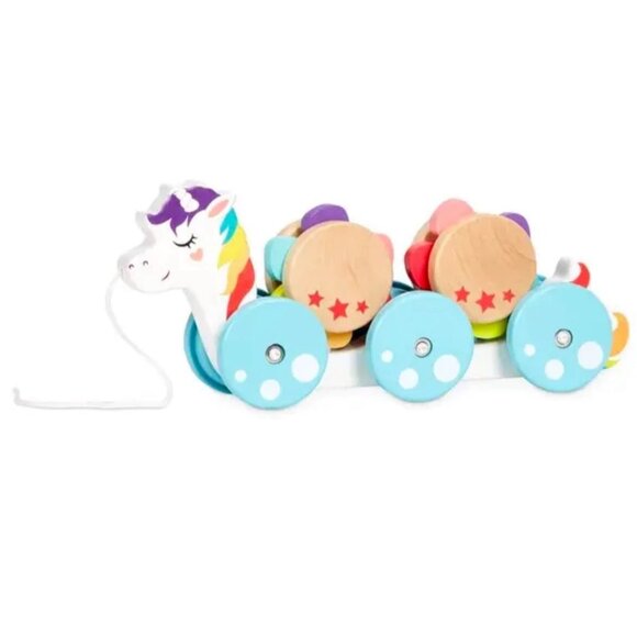 Little Tikes Wooden Critters Unicorn Developmental Pull Toy brand new - Picture 4 of 6